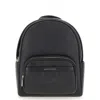 Michael Kors Medium Bex Leather Backpack In Black
