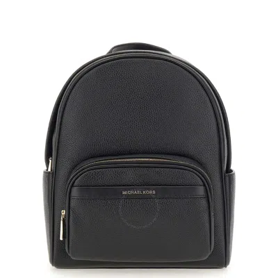 Michael Kors Medium Bex Leather Backpack In Black
