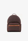 Michael Kors Medium Bex Logo Backpack In Brown