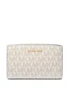 Michael Kors Medium Bryant Logo Wallet In Neutral