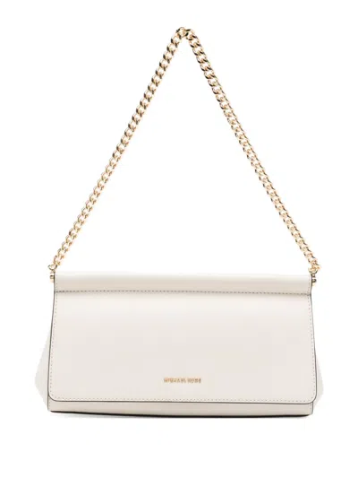 Michael Kors Medium Carmine Shoulder Bag In Neutral