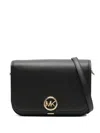 Michael Kors Medium Chain Messenger In Black