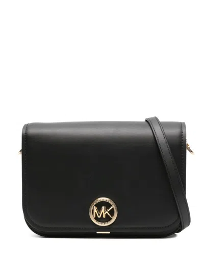 Michael Kors Medium Chain Messenger In Black