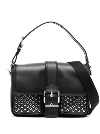 Michael Kors Medium Colby Messenger Bag In Black