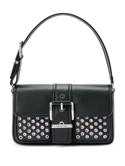 Michael Kors Medium Colby Shoulder Bag In 黑色