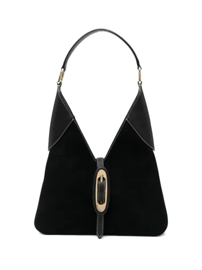 Michael Kors Medium Cornelia Hobo Shoulder Bag In Black