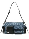 Michael Kors Medium Dakota Shoulder Bag In Blue
