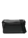Michael Kors Edison Medium Messenger Bag In Black