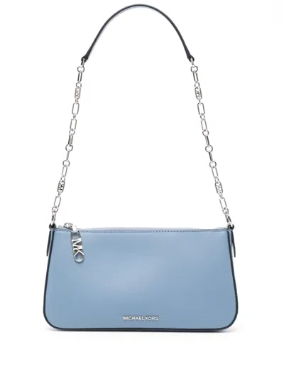 Michael Kors Medium Empire Pochette In Blue