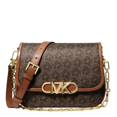 Michael Kors Medium Parker Messenger Bag In Brown