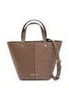 Michael Kors Medium Flora Tote Bag In Brown