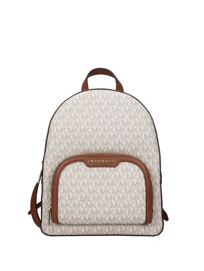 Michael Kors Medium Jaycee Backpack In Neutral