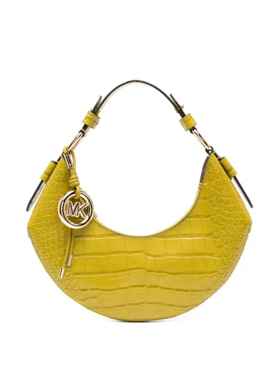 Michael Kors Medium Koa Shoulder Bag In Green
