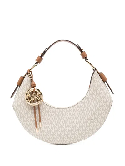 Michael Kors Medium Koa Shoulder Bag In Neutral