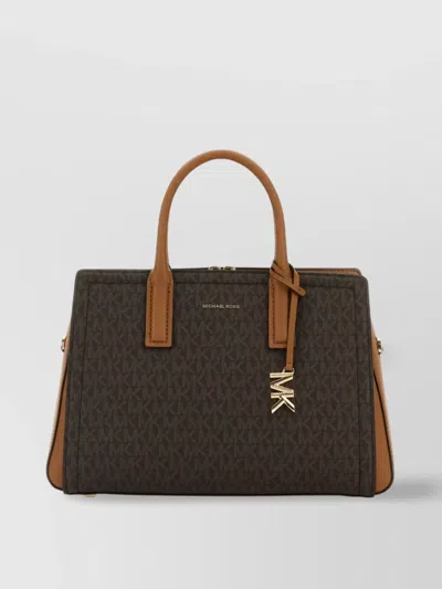 Michael Kors Medium Laila Handbag In Printed Canvas