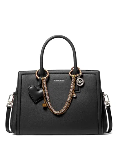 Michael Kors Medium Laila Tote Bag In Black