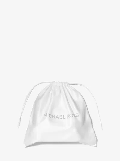 Michael Kors Medium Logo Woven Dust Bag In White