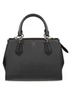 Michael Kors Medium Saffiano Leather Tote Bag In Black