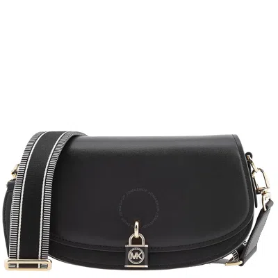 Michael Kors Medium Mila Messenger Bag In Black