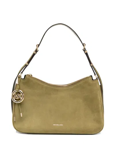 Michael Kors Medium Nolita Shoulder Bag In Green