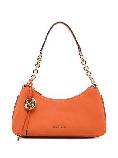 Michael Kors Medium Nolita Shoulder Bag In Orange