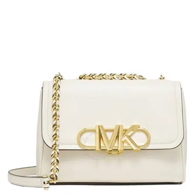 Michael Kors Medium Parker Leather Shoulder Bag In Red