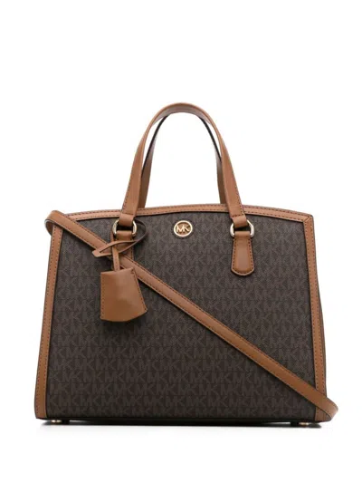 Michael Kors Medium Satchel In Brown