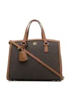 Michael Kors Medium Satchel In Brown