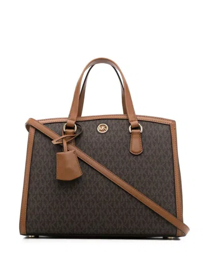 Michael Kors Medium Satchel In Brown