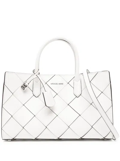 Michael Kors Medium Scarlett Satchel In White