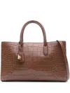 Michael Kors Medium Scarlett Tote Bag In Brown