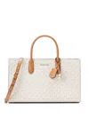 Michael Kors Medium Scarlett Tote Bag In Neutrals