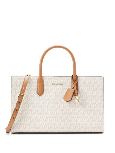 Michael Kors Medium Scarlett Tote Bag In Neutrals