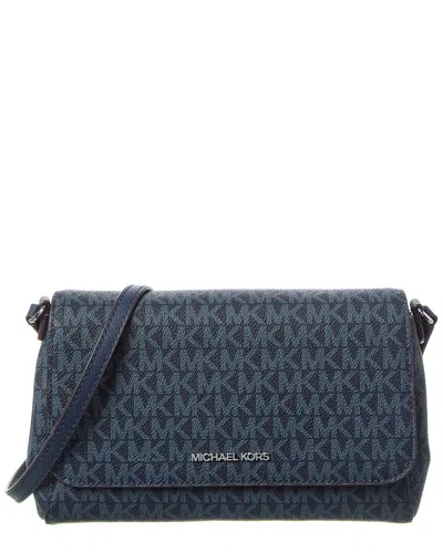 Michael Kors Medium Signature Coated Canvas Convertible Crossbody