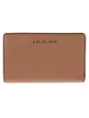 Michael Kors Empire Buttoned Wallet In Luggage