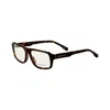 Michael Kors Men's 56mm Brown Opticals In Black