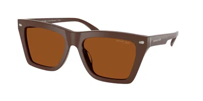 Michael Kors Men's 56mm Nutmeg Solid Sunglasses In Brown