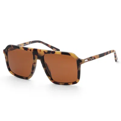 Michael Kors Men's 58mm Vintage Tortoise Sunglasses In Black