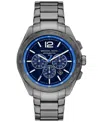 Michael Kors Men's Accelerator 2.0 Blue Dial Watch In Gunmetal