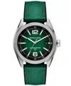 Michael Kors Men's Accelerator 2.0 Three-hand Date Green Nylon And Silicone Watch 42mm In Green