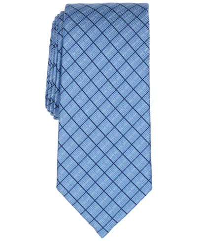 Michael Kors Men's Anglais Geometric Pattern Tie In Indigo