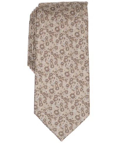 Michael Kors Men's Avignon Floral Tie In Brown