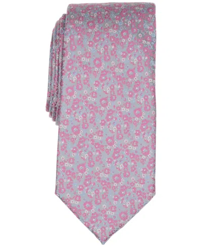 Michael Kors Men's Avignon Floral Tie In Pink