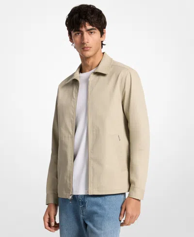 Michael Kors Men's Bedford Zip-up Jacket In Neutral