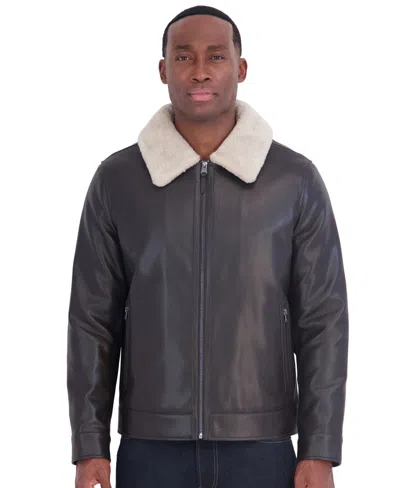 Michael Kors Men's Bomber Jacket In Espresso