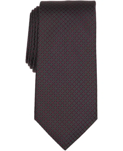 Michael Kors Men's Boulder Mini Classic Tie In Burgundy