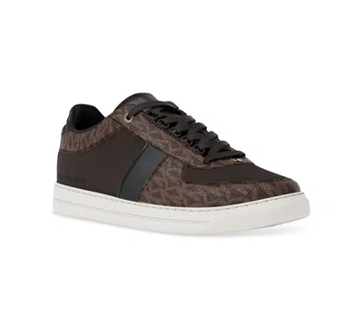 Michael Kors Men's Brady Lace-up Sneakers In Brown