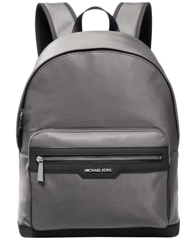 Michael Kors Men's Brooklyn Explorer Logo Backpack In Gray