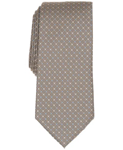 Michael Kors Men's Brost Geometric Classic Tie In Orange