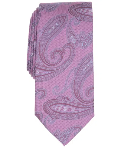 Michael Kors Men's Canary Paisley Tie In Purple